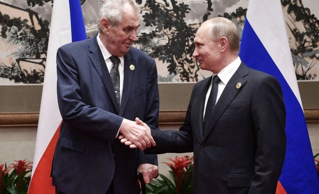 Президент Чехии встретится в России с Путиным, Медведевым и Горбачевым