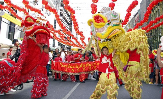 Празднование китайского Нового года