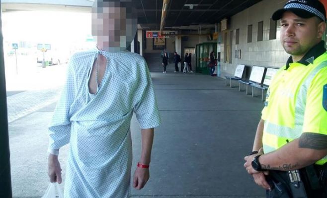 Фото: полиция задержала сбежавшего из больницы пациента