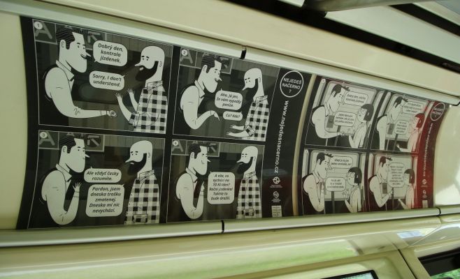 Фото: трамвай «Оправданий», курсирующий по Праге