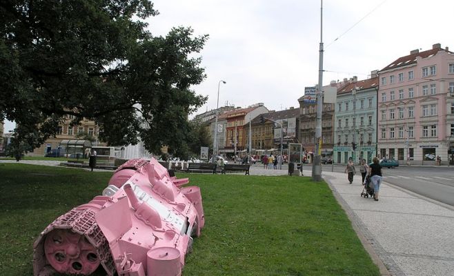 В Праге появилась новая работа Давида Черны