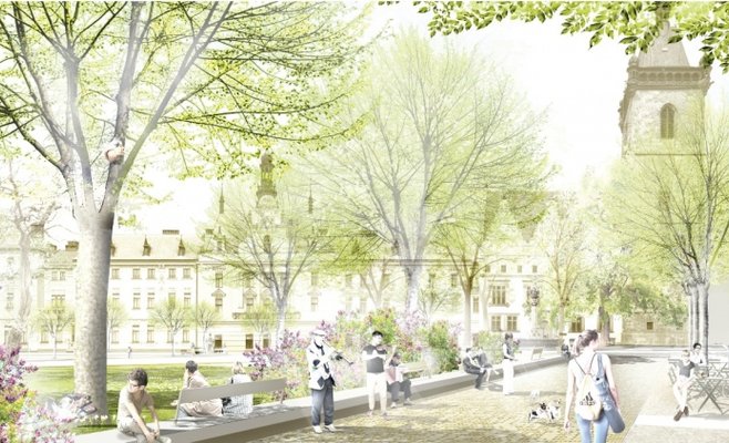 Пражские власти одобрили проект обновления Карловой площади