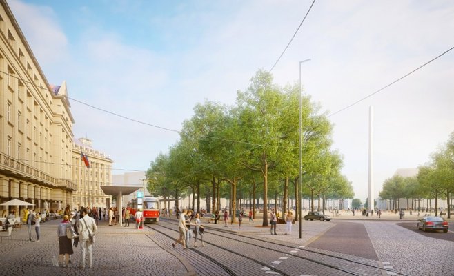 В конкурсе на реконструкцию Площади Победы определен победитель