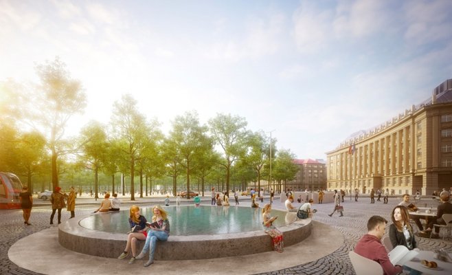 В конкурсе на реконструкцию Площади Победы определен победитель