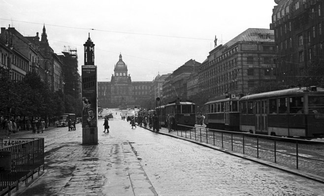 Трамваи могут снова появиться на Вацлавской площади