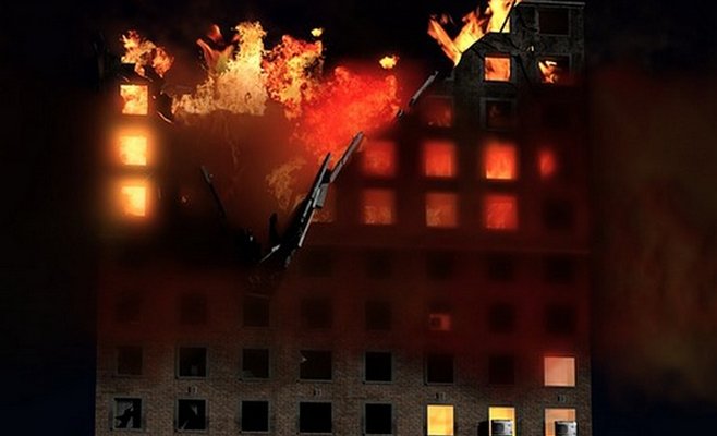 В Чешской Липе сгорела квартира в панельной многоэтажке