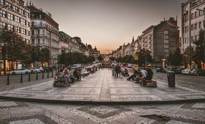В Праге на Вацлавской площади произошла утечка газа