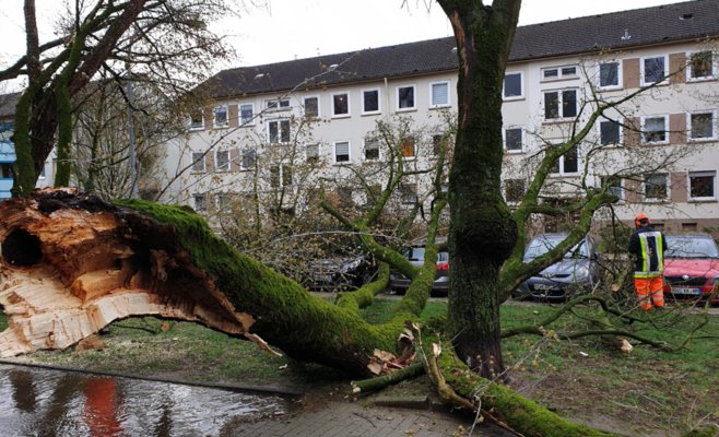 Кадры из Европы. От шторма пострадала не только Чехия