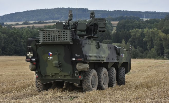 Чешские войска возвращаются домой из Литвы