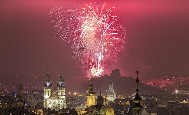 В Праге открыт сбор денег на проведение новогоднего фейерверка