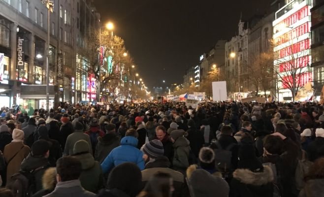 Сегодня вечером в Праге состоится очередной митинг в поддержку отставки Андрея Бабиша