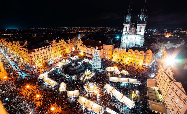 Стоимость праздничного освещения в Праге выросла в 2 раза, по сравнению с прошлым годом