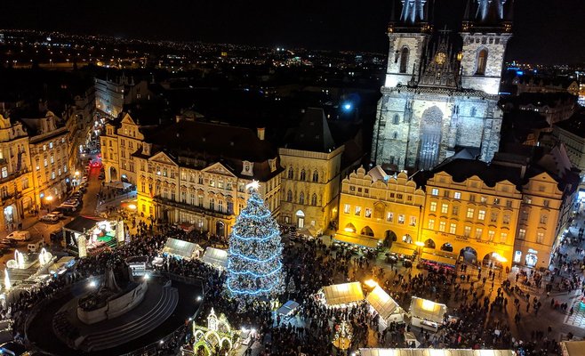 700 тысяч туристов посетят Прагу на Новогодние и Рождественские праздники