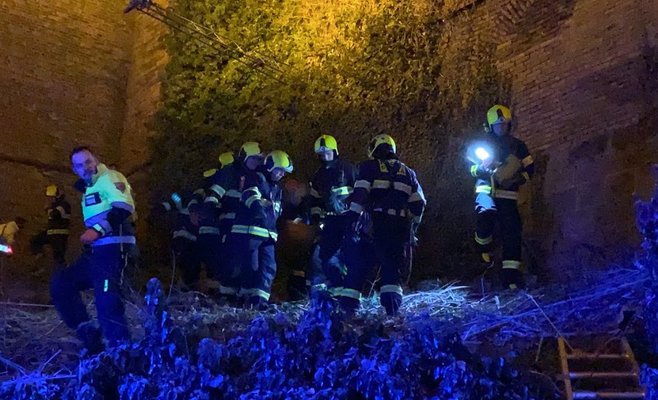 Со стены Вышеграда в Праге упала женщина