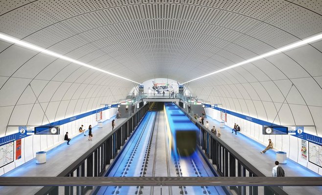 Представлена новая визуализация станций метро D