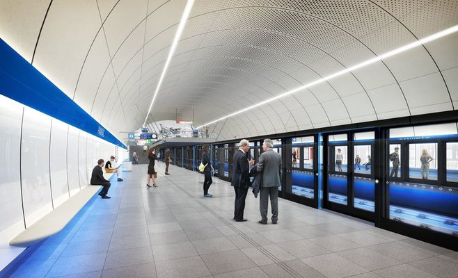 Представлена новая визуализация станций метро D