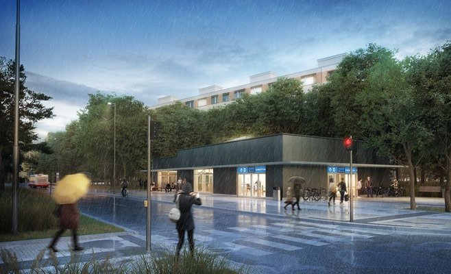 Представлена новая визуализация станций метро D