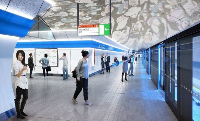 Представлена новая визуализация станций метро D