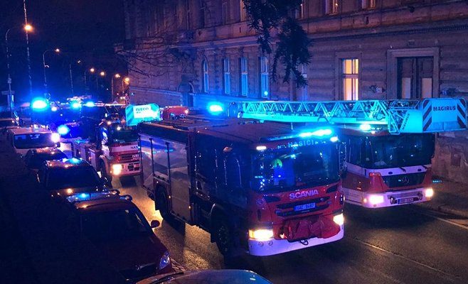 В одном из пражских отелей произошел пожар