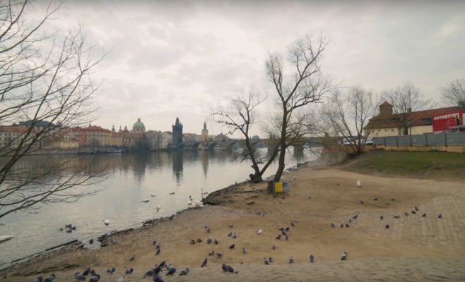 Видео: пустая Прага во время коронавируса