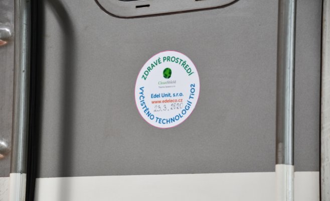 Фото: дезинфекция пражского транспорта во время COVID-19