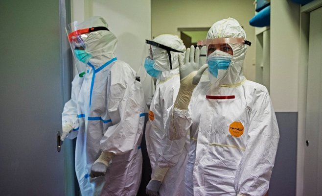 Фото: как проходит лечение больных коронавирусом в Праге