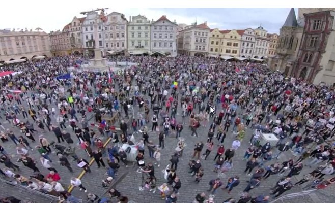 В Праге и других городах Чехии прошли акции протеста против правительства