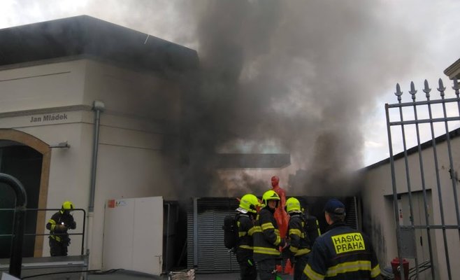 Ущерб от пожара в музее Кампа составляет более 10 млн крон