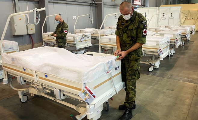 Армия завершила строительство полевого госпиталя в Летнянах