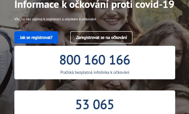 Прага запустила информационный сайт о вакцинации от коронавируса