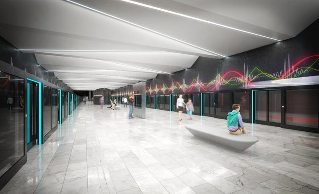 Строительство первого участка линии метро D будет стоить 52 млрд крон