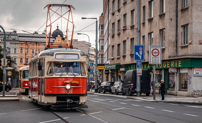 В воскресенье в Праге состоялся парад трамваев