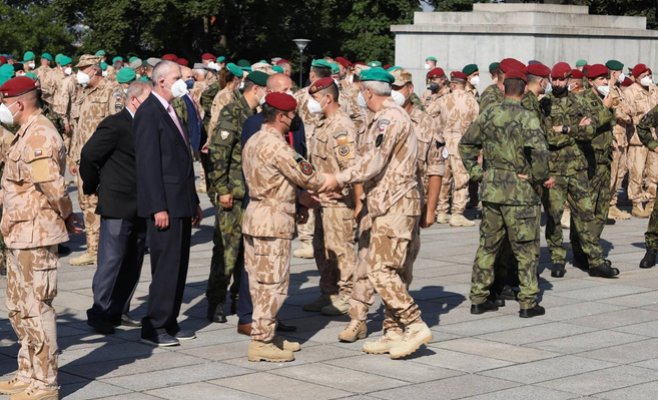 Сегодня в парке Витков состоялось символическое завершение чешской миссии в Афганистане
