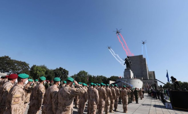 Сегодня в парке Витков состоялось символическое завершение чешской миссии в Афганистане