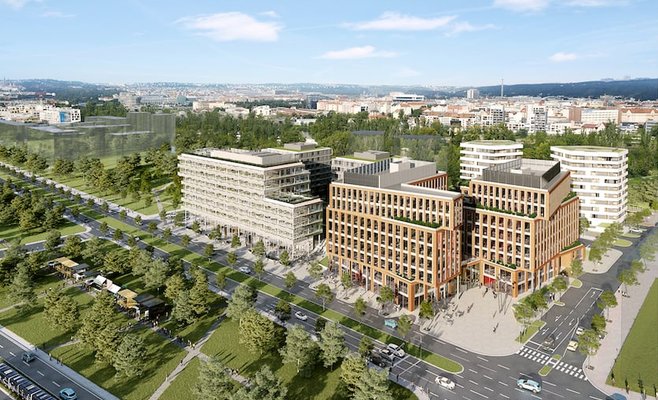 На Роганском острове в Праге начинается строительство нового жилого района