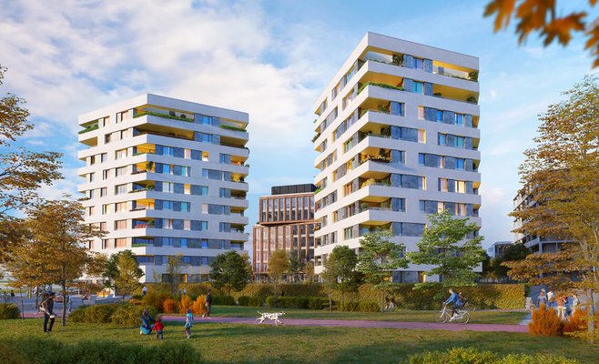 На Роганском острове в Праге начинается строительство нового жилого района