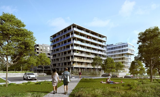 На Роганском острове в Праге начинается строительство нового жилого района