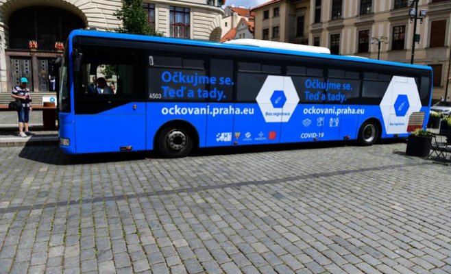 В эти выходные пражский вакцинационный автобус завершит свою работу