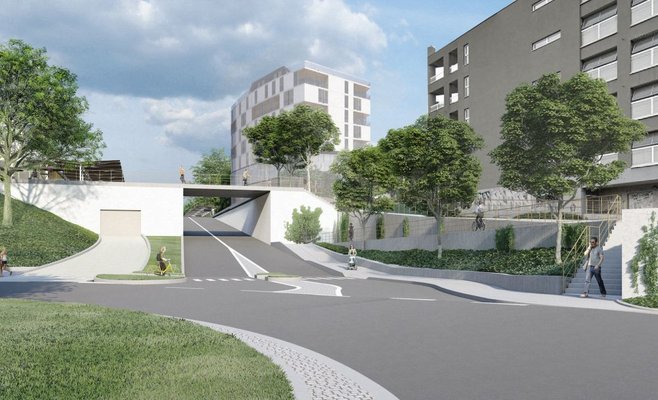 Архитекторы представили проект реконструкции автовокзала Черный мост в Праге