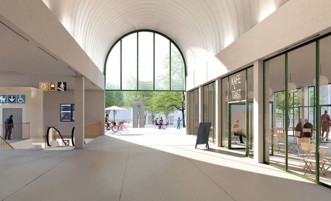 Архитекторы представили проект реконструкции автовокзала Черный мост в Праге