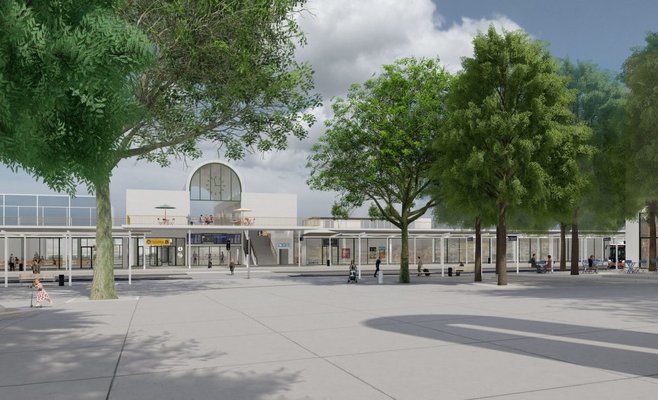 Архитекторы представили проект реконструкции автовокзала Черный мост в Праге