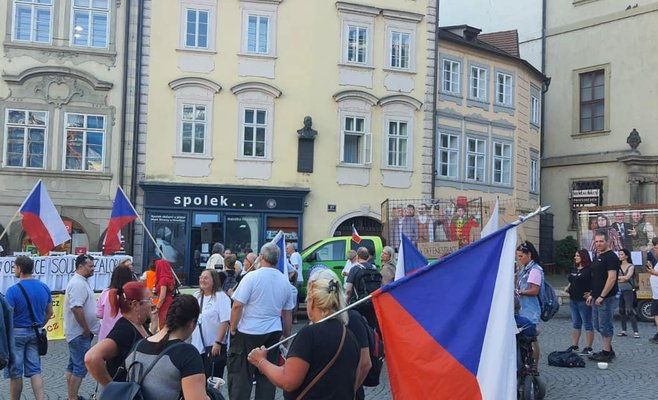 В среду, 17 ноября, в Праге пройдет демонстрация против антипандемических мер и действий правительства