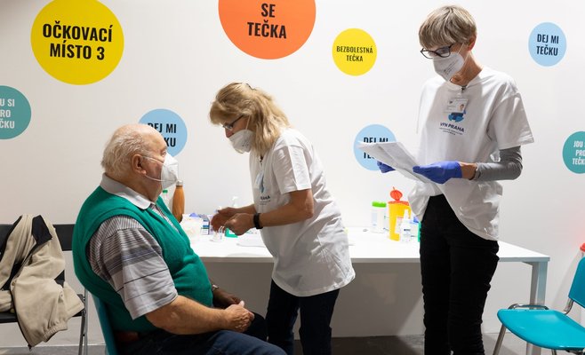 В Праге открылся новый центр вакцинации без регистрации