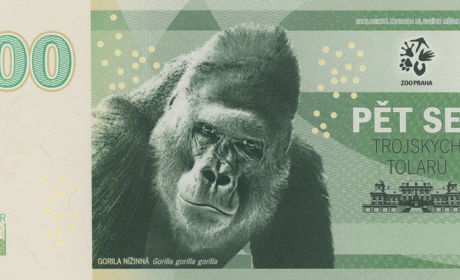 Пражский зоопарк выпустил банкноты с изображениями животных