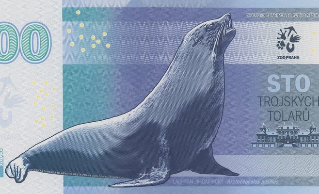 Пражский зоопарк выпустил банкноты с изображениями животных