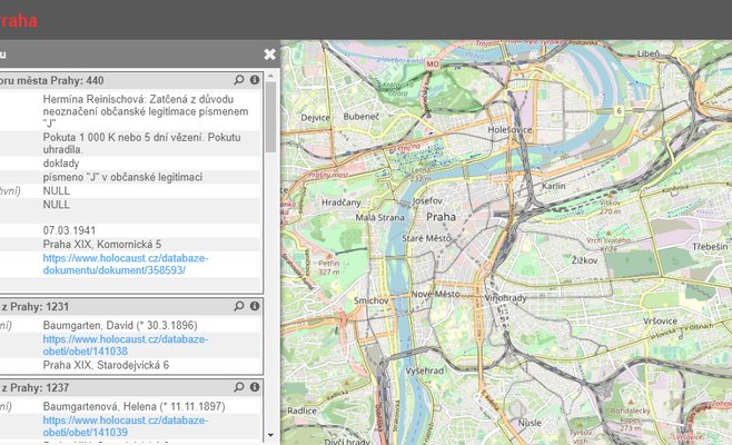 Онлайн-карта Праги напомнит о жертвах Холокоста и притеснениях евреев