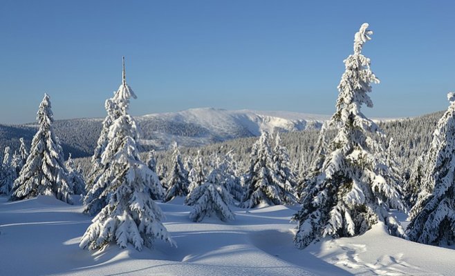 В горах Крконоше действует третья степень лавинной опасности