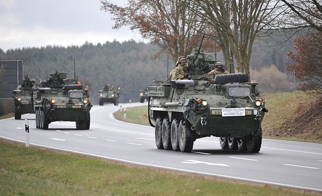 Сегодня в Чехию прибудет первая часть американского военного конвоя