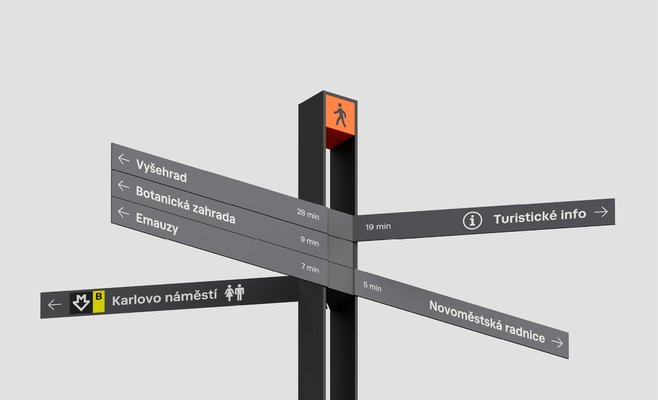 В Праге начнется тестирование новой общегородской системы ориентирования