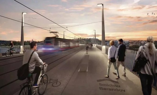 В Праге начинается строительство нового моста через Влтаву